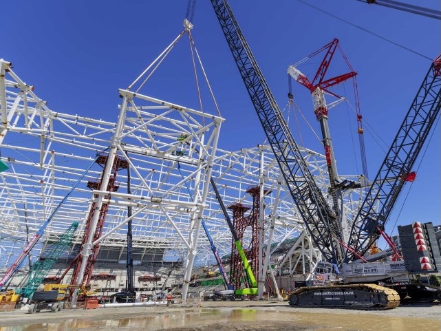 Watch: Major milestone for $683m Te Kaha stadium